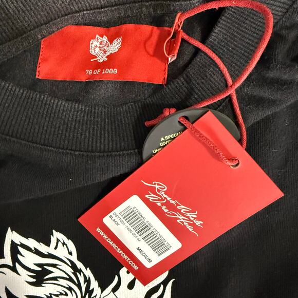 Darc Sport X Civil Regime Eternal Fire Premium Tee, Black, M - Picture 4 of 5